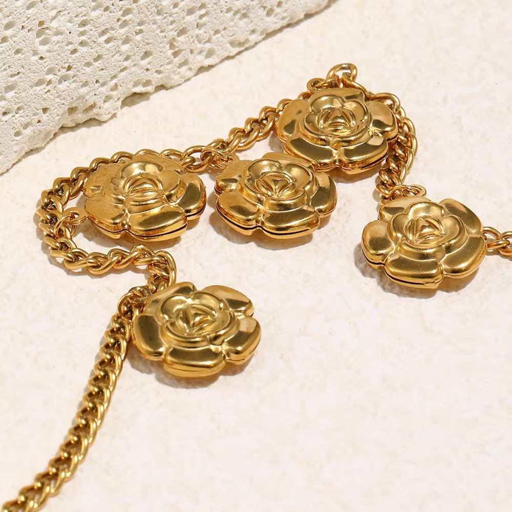 Flower Charm necklace