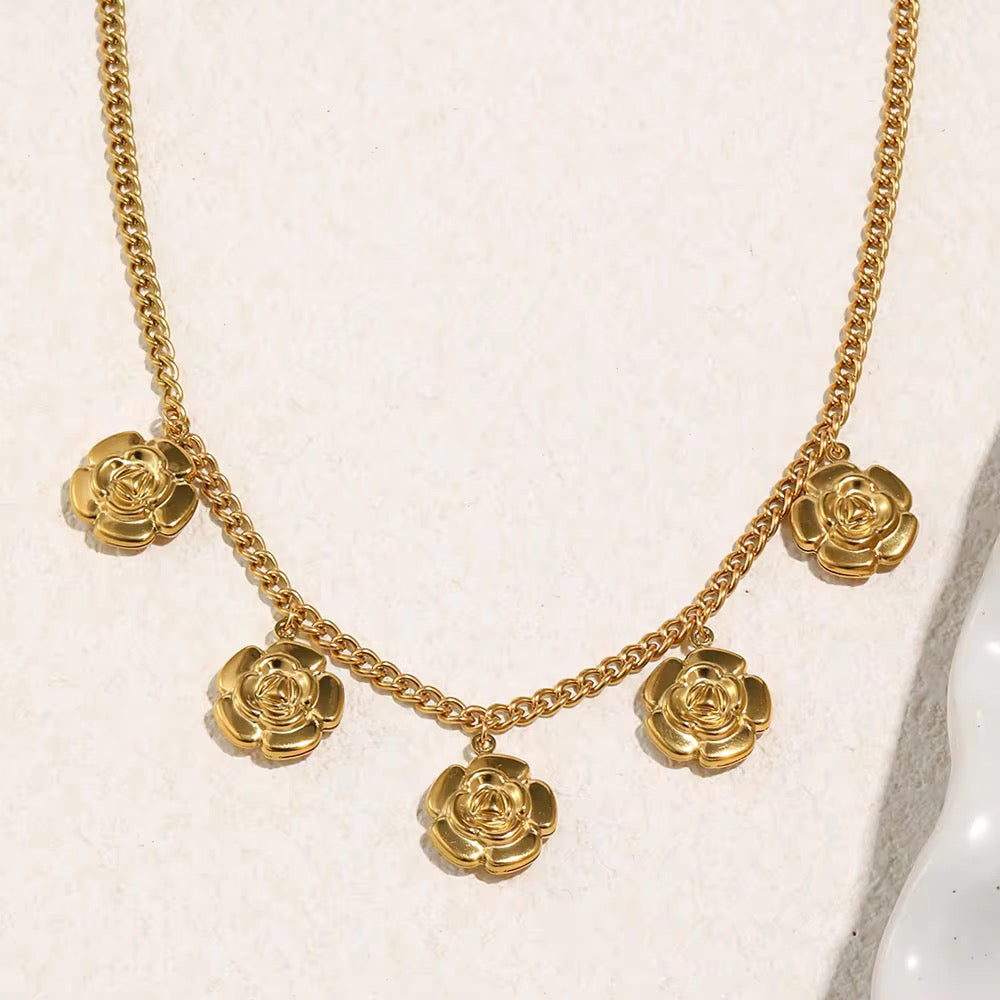 Flower Charm necklace