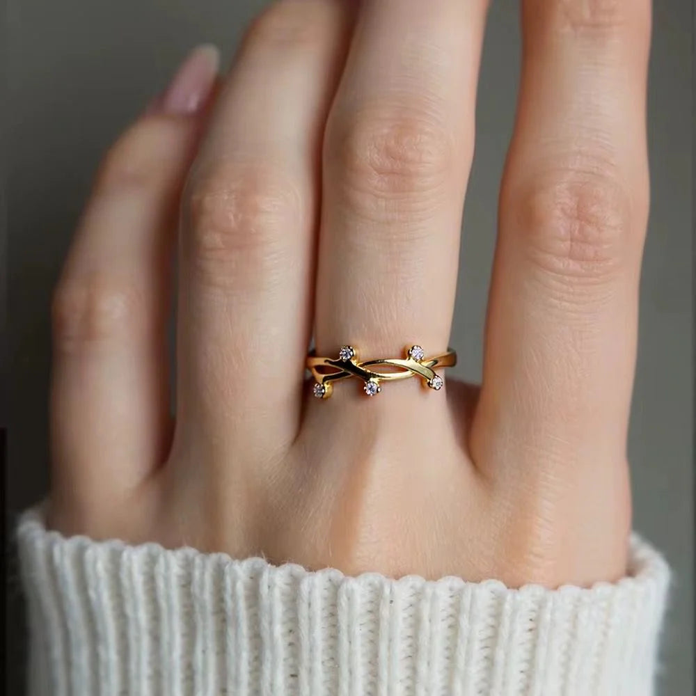 Zircon Floral Ring